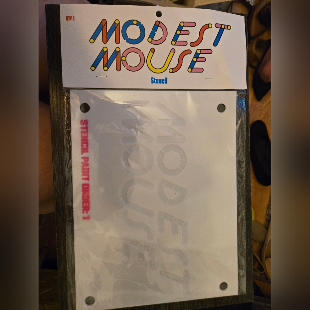 Modest Mouse Stencil Sealed